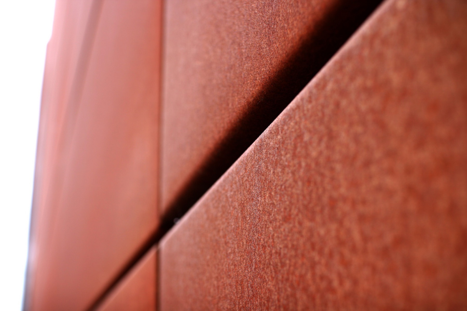 Texture de panneaux en acier Corten